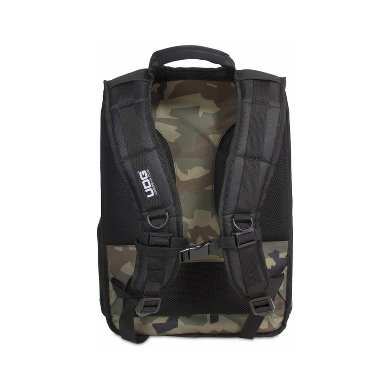udg-ultimate-digi-backpack-black-camo-orange-inside-1__preview UDG Ultimate DJ Backpack Black - Image 4